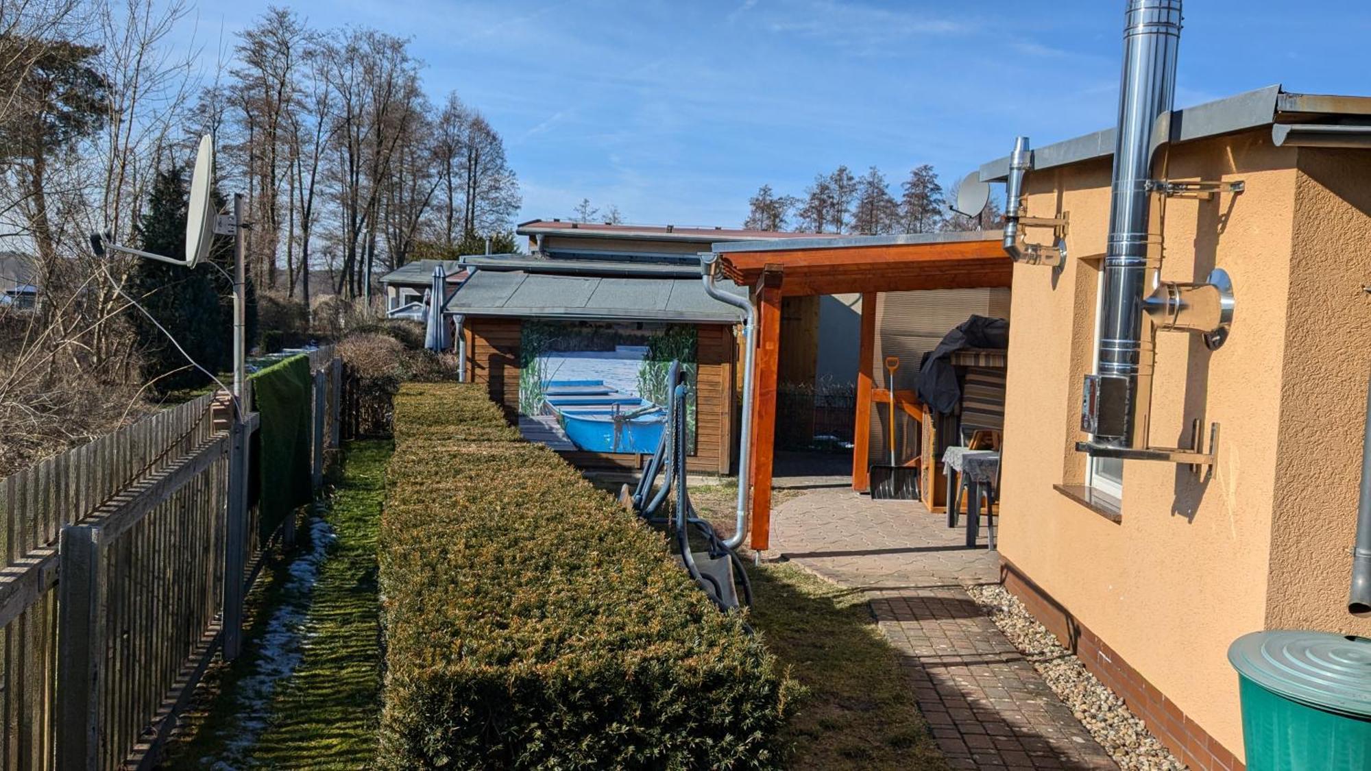 Spreewaldhaeuser Golinski Mit Kamin Am Neuendorfer See Alt Schadow Екстериор снимка