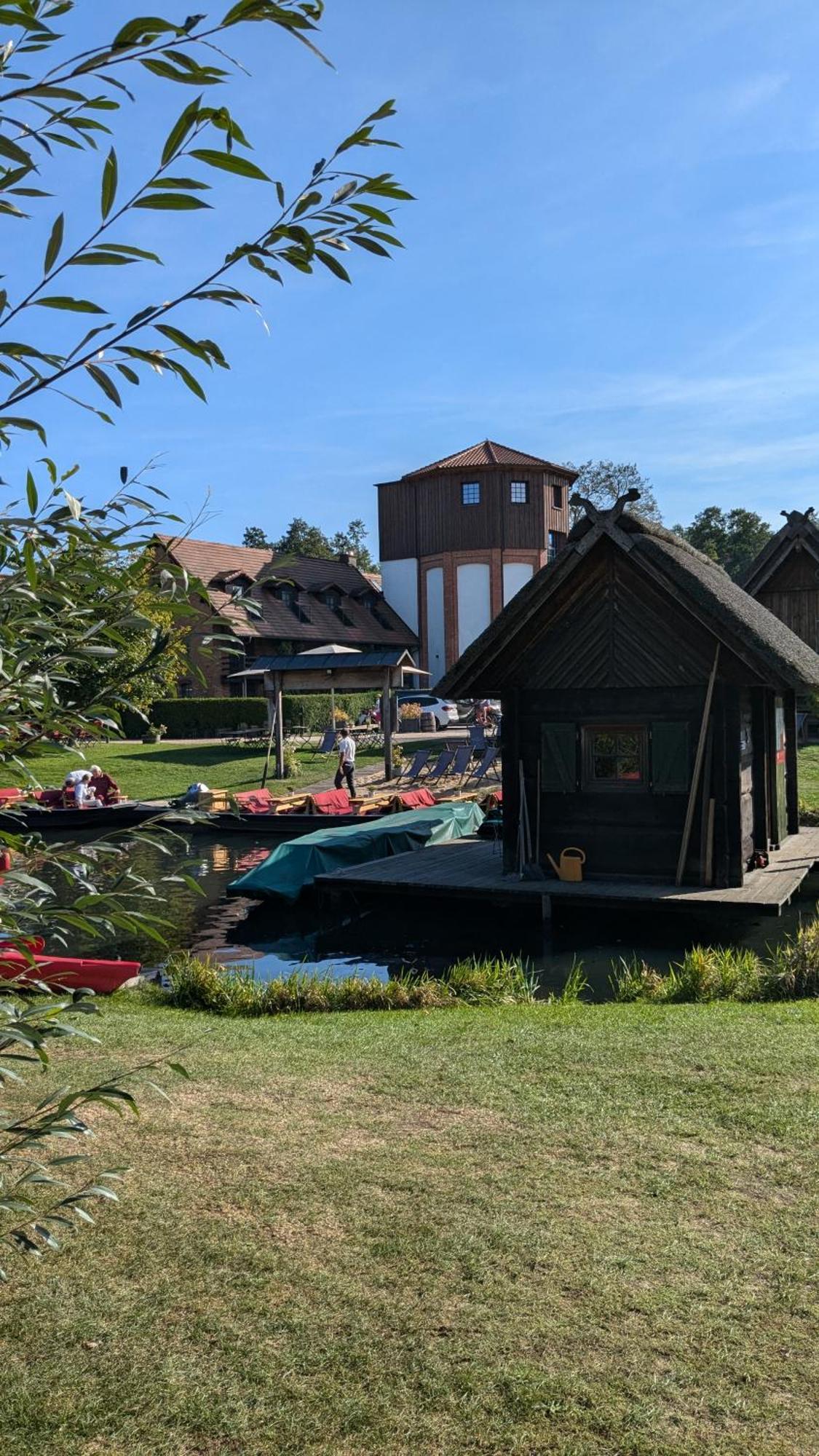 Spreewaldhaeuser Golinski Mit Kamin Am Neuendorfer See Alt Schadow Екстериор снимка