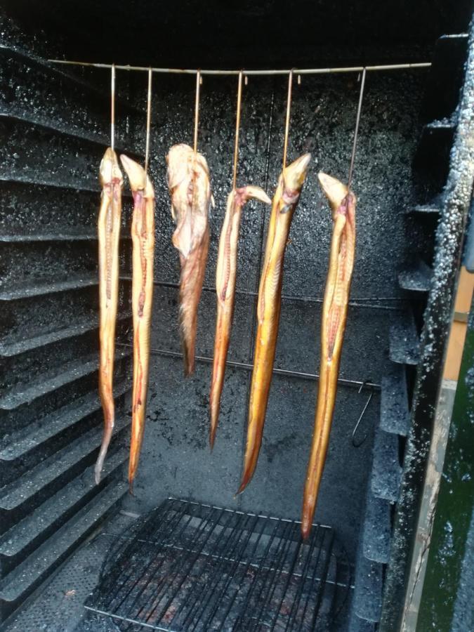 Spreewaldhaeuser Golinski Mit Kamin Am Neuendorfer See Alt Schadow Екстериор снимка